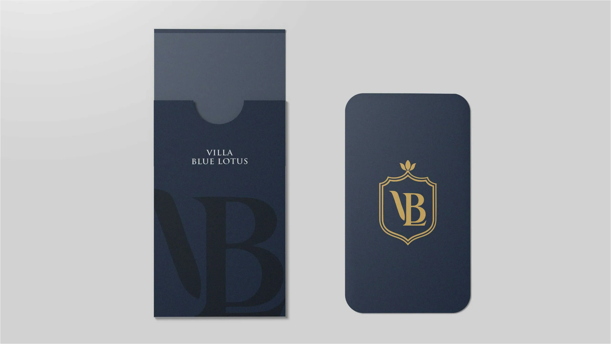 Villa Blue Lotus brand identity 6